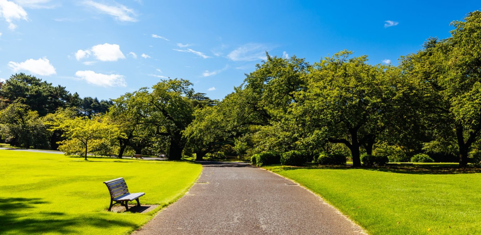 Shinjuku Gyo-en is a large park and garden in Shinjuku and Shibuya, Tokyo, Japan.