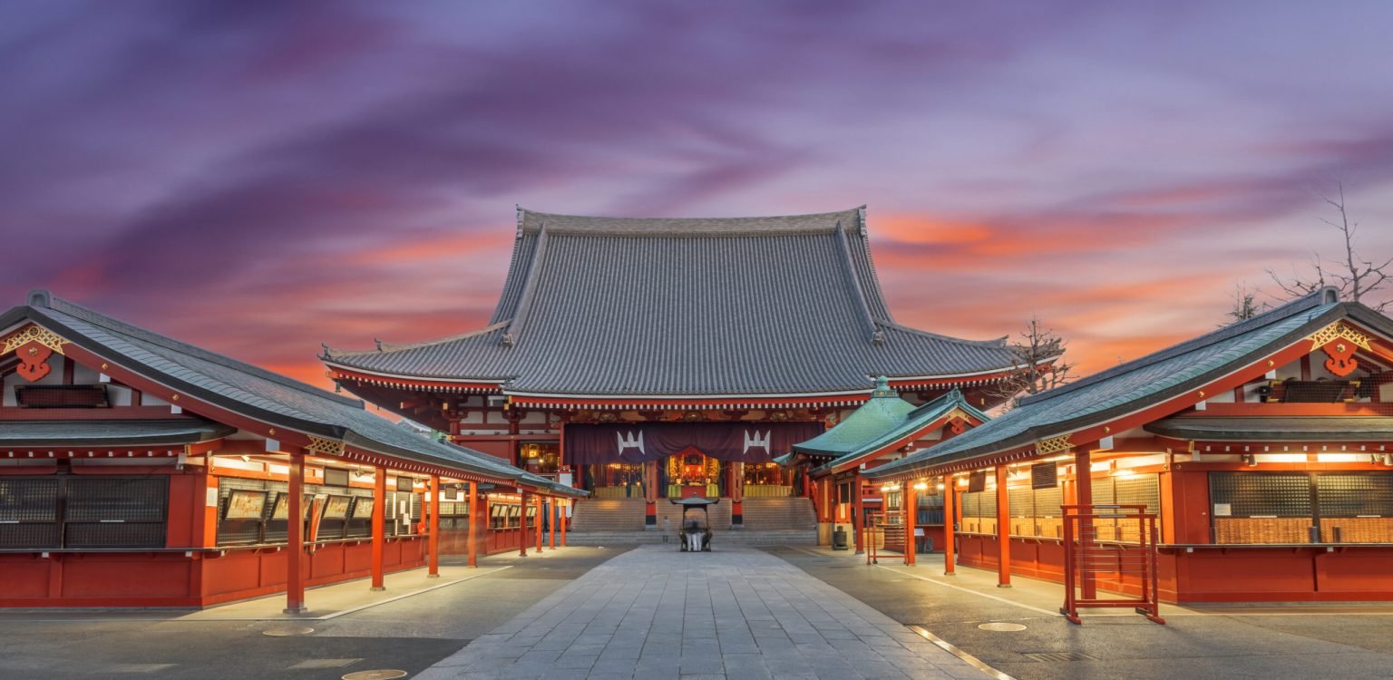 Tokyo, Japan at Sensoji Temple